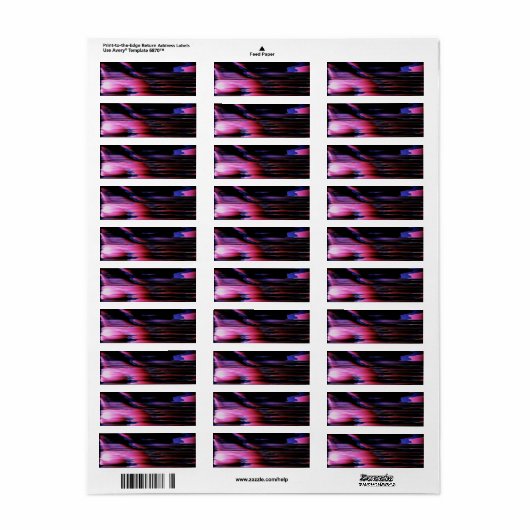 Étiquette Caméra endommagée A60 No. 22 (Feuille entière)