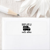 Étiquette Camion de pain dévalisé (En situation)