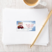 Étiquette Camion Vintage Buffalo (En situation)