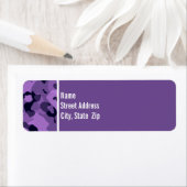 Étiquette Camo en dentelle foncée; personnalisation (En situation)