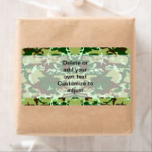 Étiquette Camo vert (En situation)