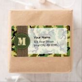 Étiquette Camouflage des bois (En situation)