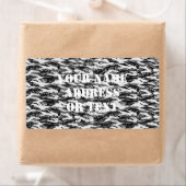 Étiquette Camouflage urbain Tigerstripe - noir & gris (En situation)