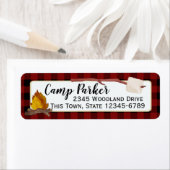 Étiquette Campfire et Marshmallow (En situation)