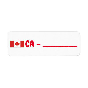 Étiquette Canada id postcrossing