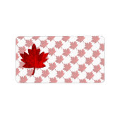 Étiquette Canada-Maple Leaf by Shirley Taylor (Devant)