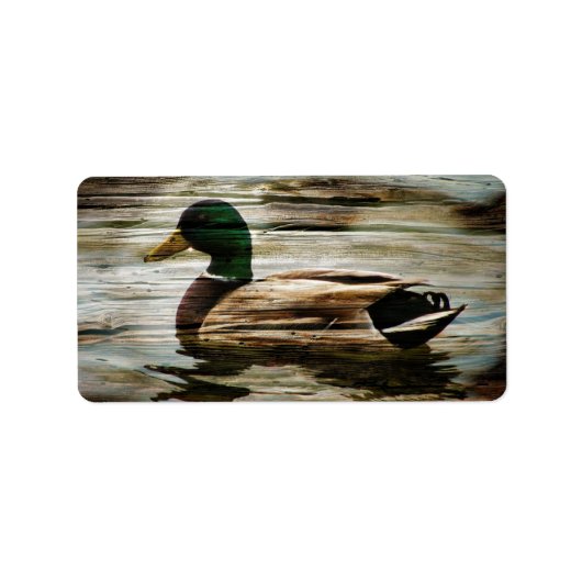 Étiquette Canard (Devant)