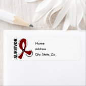 Étiquette Cancer de la tête et du cou Survivant 12 (En situation)