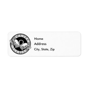 Étiquette Cancer du cerveau du guerrier 14c