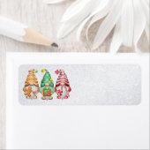 Étiquette Candy Gnomes Address Labels (En situation)