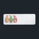Étiquette Candy Gnomes Address Labels<br><div class="desc">candy gnomes address labels</div>