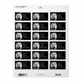 Étiquette Cane Corso Dog (Feuille entière)