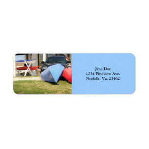 Étiquette Canoe and Kayaks par Shirley Taylor
