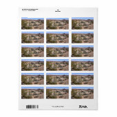 Étiquette Canyonlands View from Cave Springs Trail (Feuille entière)