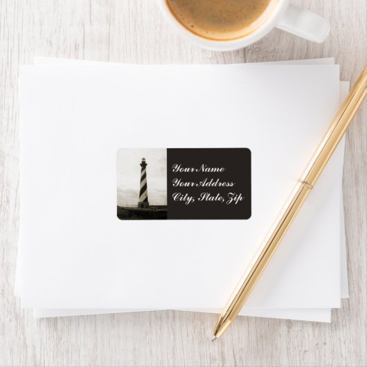 Étiquette Cape Hatteras Lighthouse (En situation)