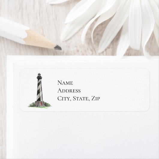 Étiquette Cape Hatteras Lighthouse (En situation)