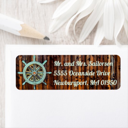 Étiquette Capitaine Wheel (En situation)