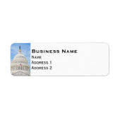 Étiquette Capitole américain à Washington DC (Devant)