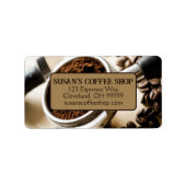Étiquette Capture d'écran de l'Espresso Brew pour Cappuccino (Devant)