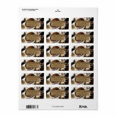 Étiquette Capture d'écran de l'Espresso Brew pour Cappuccino (Feuille entière)