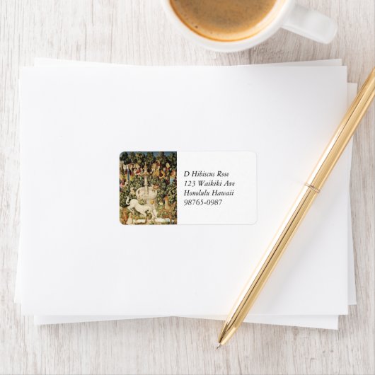 Étiquette Capture d'une licorne (En situation)