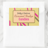 Étiquette caramel fudge (Sac)
