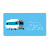 Étiquette Caravan Camper RV Thunder_Cove (Devant)