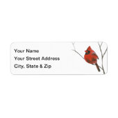 Étiquette Cardinal (Devant)