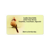 Étiquette Cardinal des femmes (Devant)