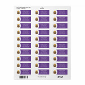 Étiquette Caricature joyeuse de cobaye mignonne (Feuille entière)