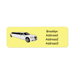 Étiquette Caricature limousine