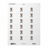 Étiquette Carlin maman (Feuille entière)