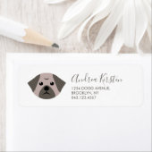 Étiquette Carlin vectoriel (En situation)