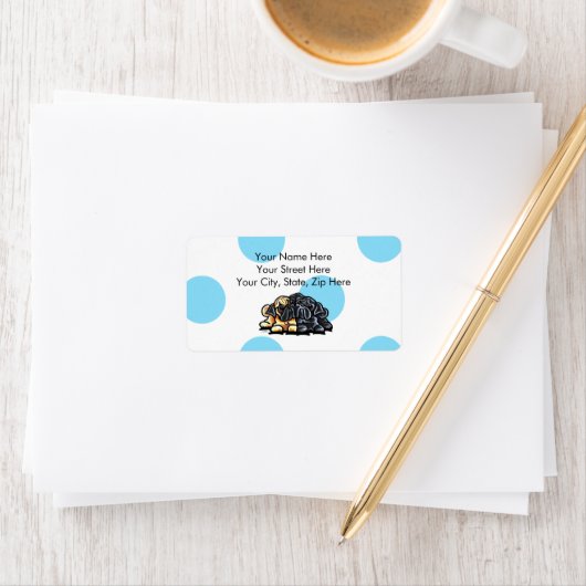 Étiquette Carlins d'amour (En situation)