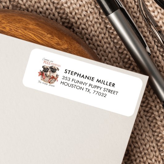 ÉTIQUETTE CARLINS ET KISSES POPPER THÈME NOËL