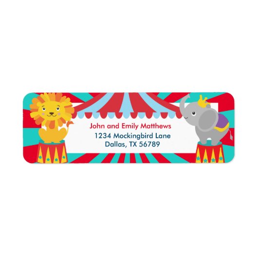 Étiquette Carnaval (Devant)