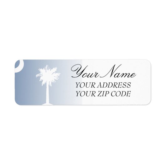 ÉTIQUETTE CAROLINA DU SUD (Devant)