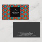 Étiquette carré 01a - géométrique 160614 (01) (Devant / Derrière)