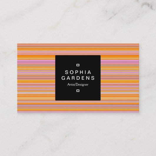 Étiquette carré 01a - Lignes d'analyse 02 (Devant)