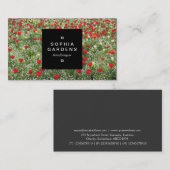 Étiquette carré 01a - Lit de Tulips (Devant / Derrière)