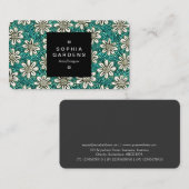 Étiquette carré 01a - Motif 140617 - Couleurs 01 (Devant / Derrière)