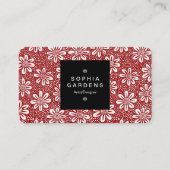 Étiquette carré 01a - Motif 140617 - Ruby Red (Devant)