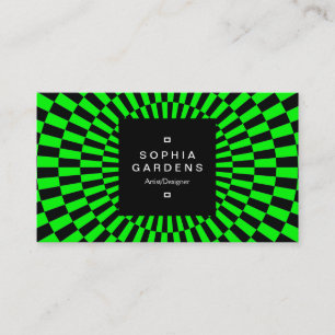 Étiquette carré 01a - Op Art 02