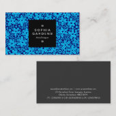 Étiquette carré 01a - Patte de fleurs - Tons de bl (Devant / Derrière)