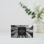 Étiquette Carré 01a - Rudbekia BW (Debout devant)