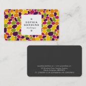 Étiquette carré 03a - 160417 - Couleurs WIne Gum (Devant / Derrière)