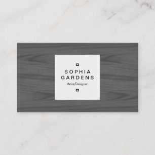 Étiquette carré 04 - gris foncé