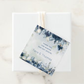 Étiquette Carré Cadeau Rose de mariage favori (En situation)