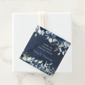 Étiquette Carré Cadeau Rose de mariage favori (En situation)