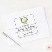 Étiquette Carré de chou-fleur fait maison (Enveloppe)